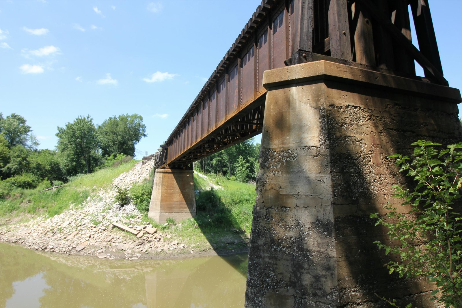 Looking north